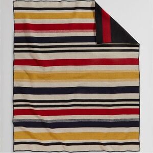 Pendleton Wool Throw with Leather Carry Strap